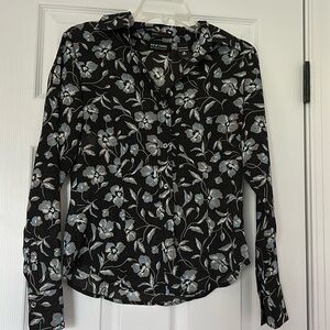 🩵VINTAGE NY&CO FLORAL SEXY SEE-THRU BLOUSE🩵